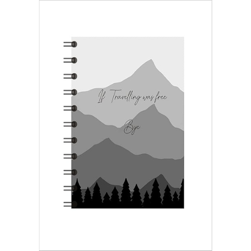 Mountain Travel Notebook | Reusable Spiral Notebook