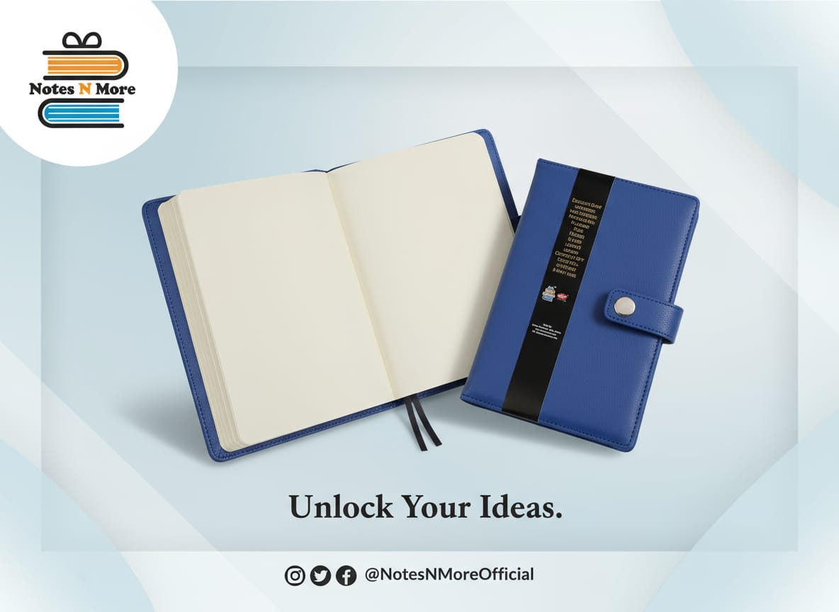 Blue Executive Lock Diary – Premium Edition